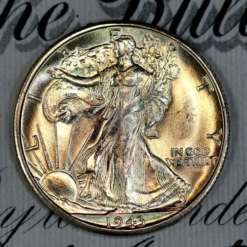 * 1943-S * SUPERB+ GEM BU MS WALKING LIBERTY HALF-DOLLAR * FROM COLLECTION