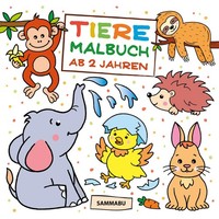 Tiere Malbuch Ab 2 Jahren: Tierkinder Ausmalen Kritzeln Entdecken Kinderbuch