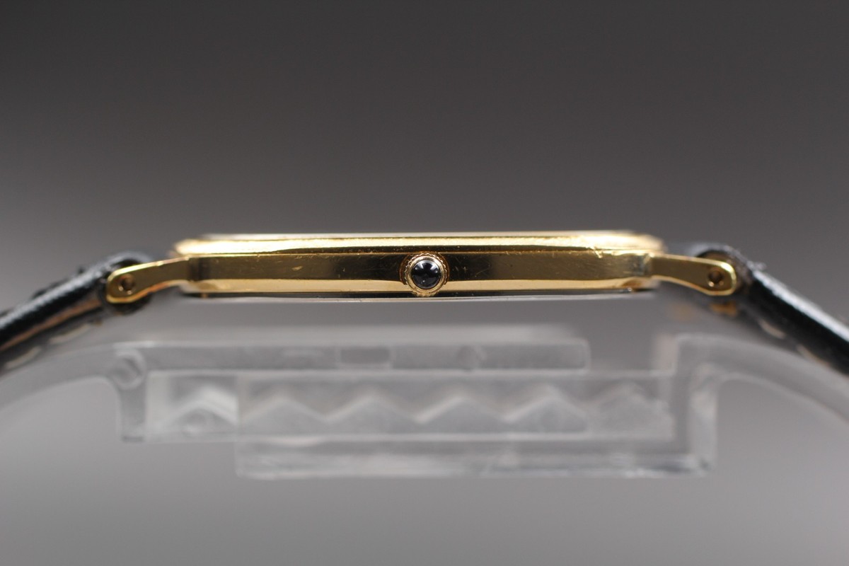 Near MINT] SEIKO Dolce 6730-5170 28mm Gold Dial Men's Watch