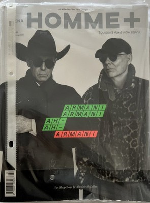 PET SHOP BOYS Arena Homme Plus + UK Magazine # 64 WINTER SPRING 2025 ARMANI USED