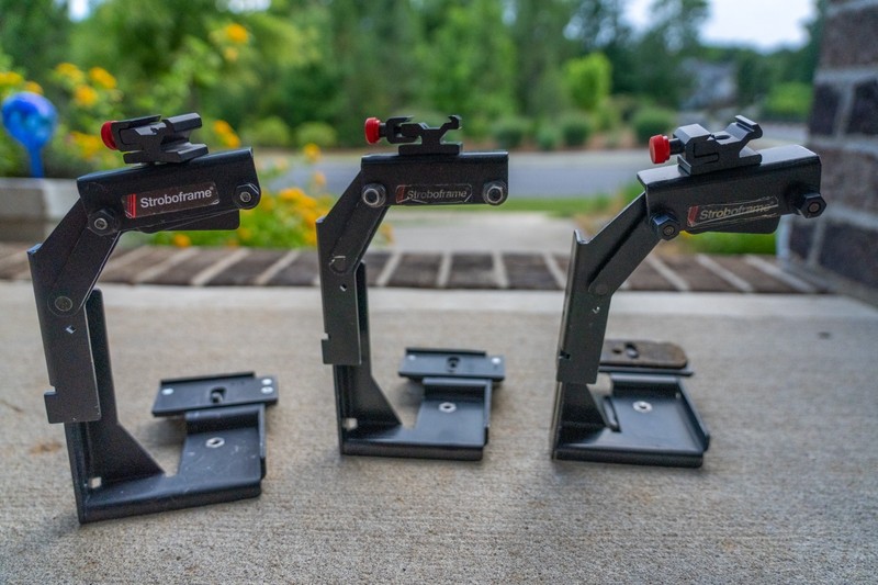 There Stroboframe Flash Bracket - Made in USA - Good Condition Vintage Rig