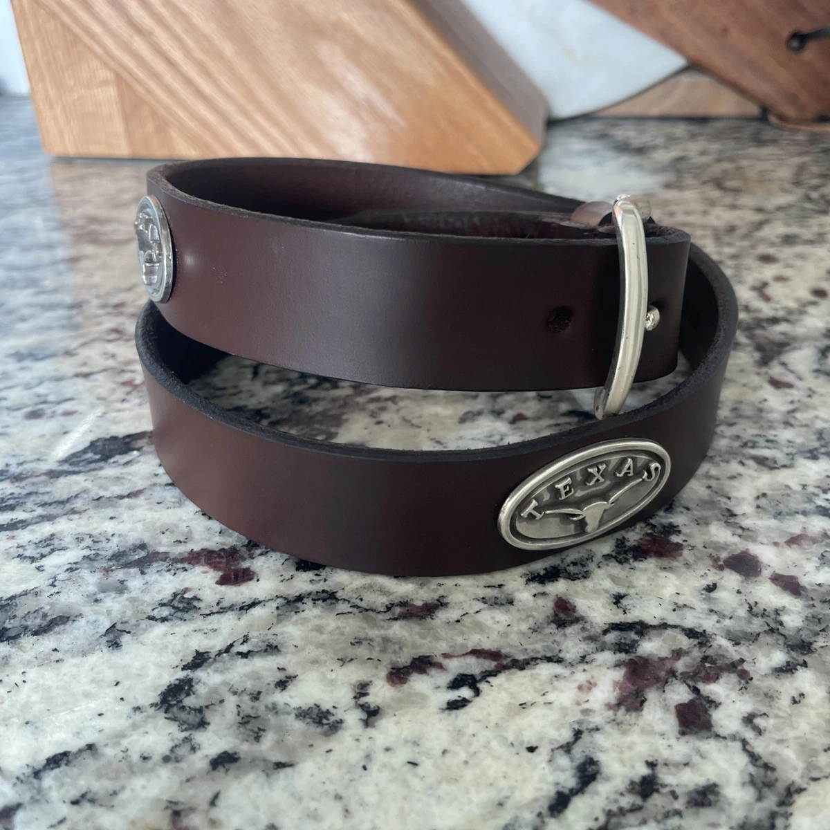 UT Austin Women’s Belt Texas Longhorns Pewter Belt Buckle 4 main image 2