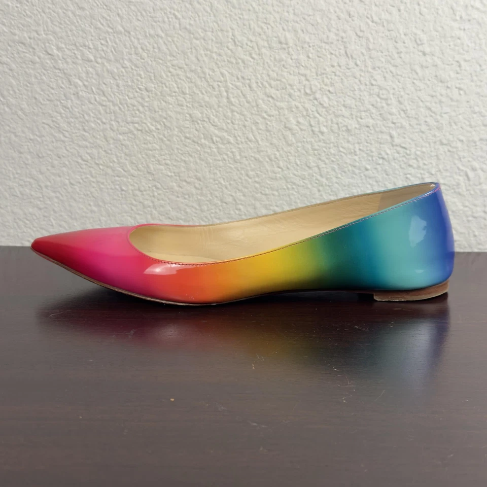 Zapatos Christian Louboutin para mujer talla 38,5 charol punta plana hechos en Foto 2 de 4