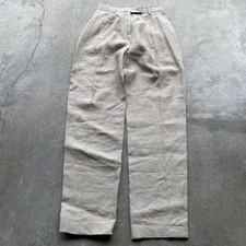 ACNE STUDIOS Pleated Trousers Women's Size 34 US 4 Cream 490