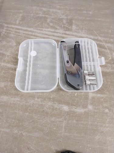 RG6 Quad Shield Coaxial Cable Compression Kit - Easy Strip And Connectors