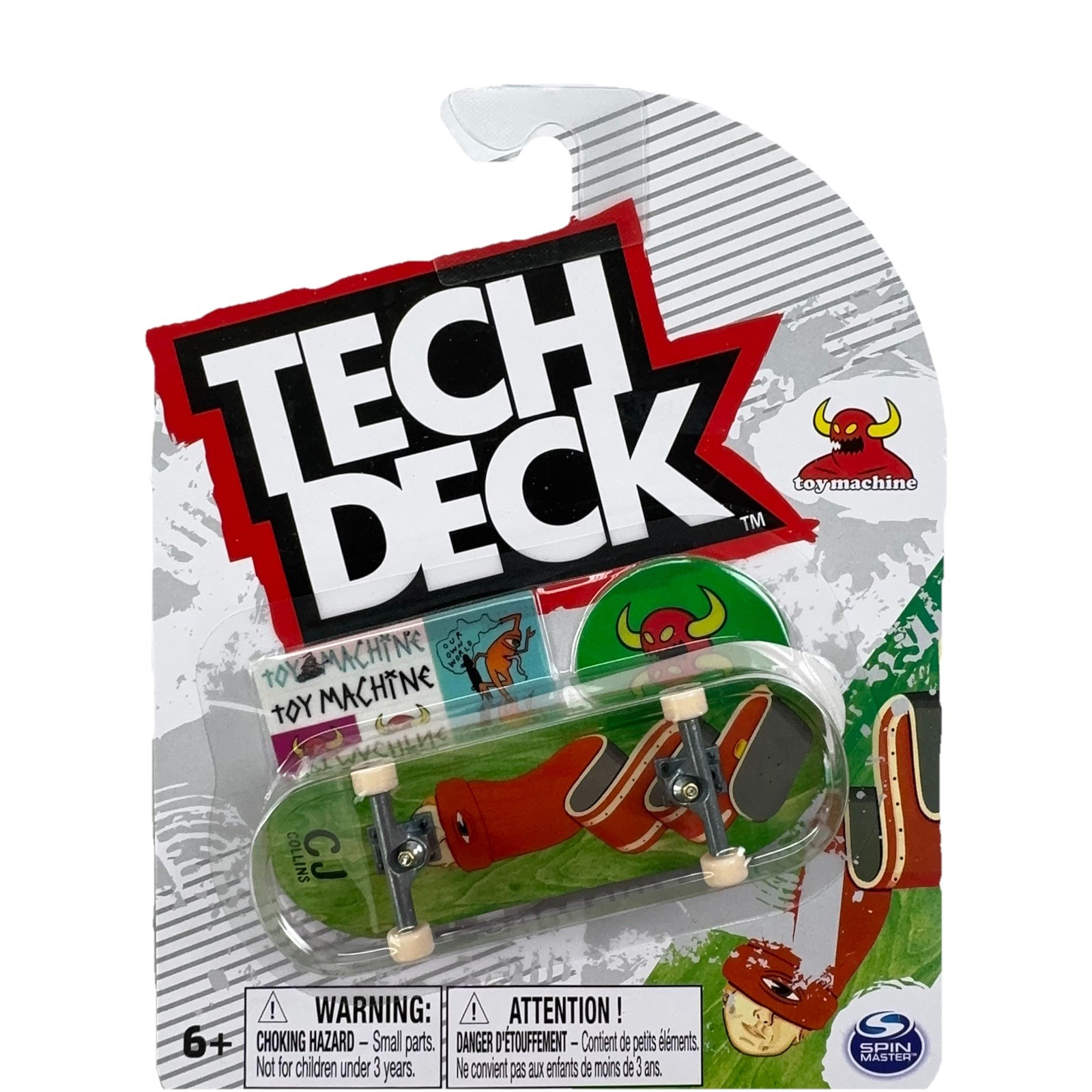 Ultra Rare Tech Deck Toy Machine CJ Collins Fingerboard New 