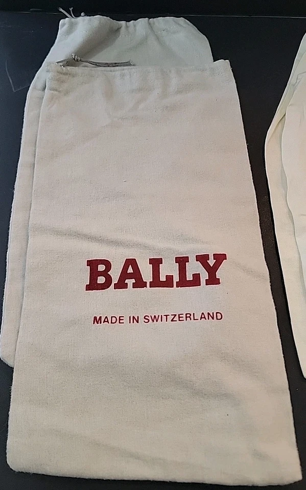 Bolsa BALLY com cordão sapatos CAPA DE BOLSA DE PÓ e envoltório conjunto de 4, 2 pares e 1 envoltório - Imagem 2 de 4
