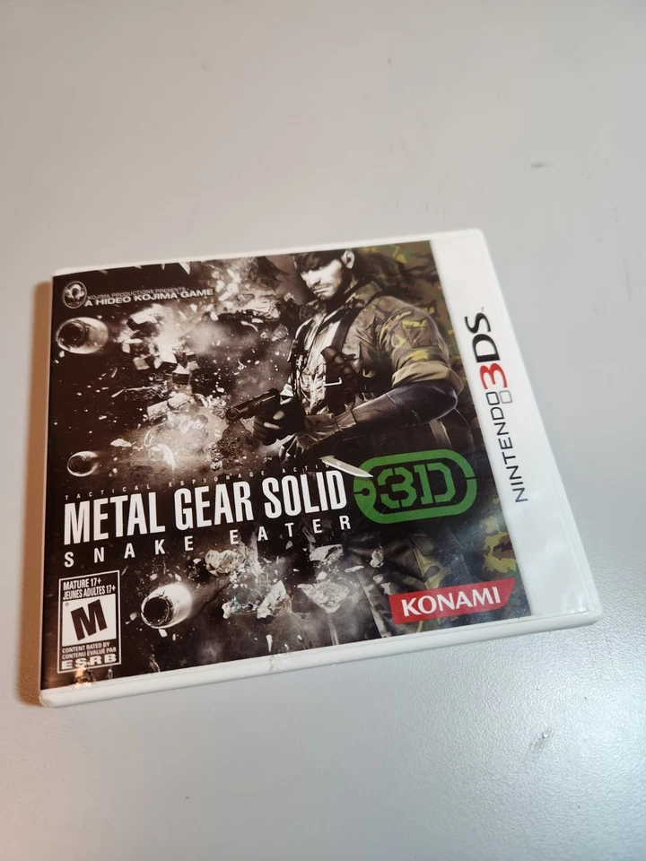 Metal Gear Solid 3D: Snake Eater (Nintendo 3DS, 2012) CIB Completo PROBADO Leer Foto 2 de 4