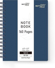 Pocket Journal Notebook 160 Lined Pages A6 Si...