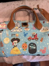 Disney Dooney & Bourke Satchel Handbag Purse Jerrod Maruyama Walk In The Park