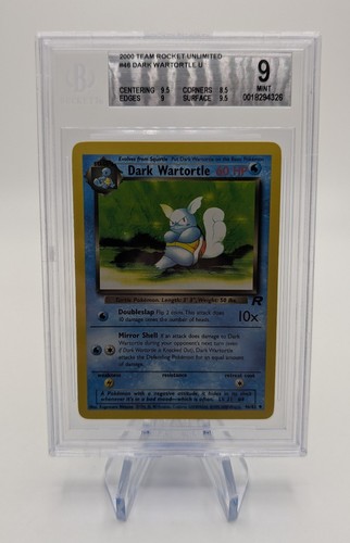 Dark Wartortle (Unlimited) graded BGS 9 for sale on eBay