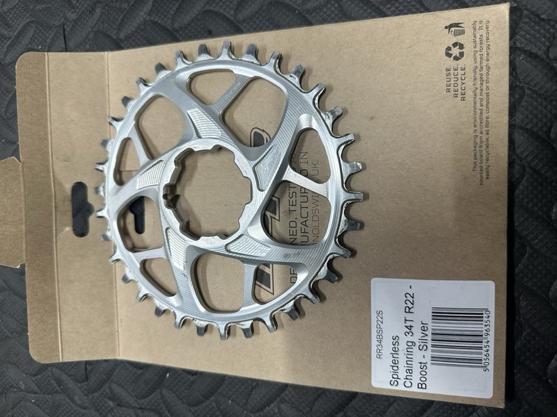 Hope 34t Boost Silver Chainring Direct Mount