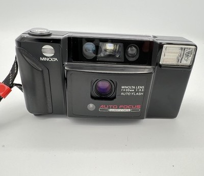 Minolta AF-E Quartz Date 35mm Point & Shoot Film Camera | 35mm f/3.5  Japan READ