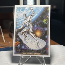2024 Upper Deck Marvel Masterpieces ‘92 Platinum Silver Surfer #90 Canvas