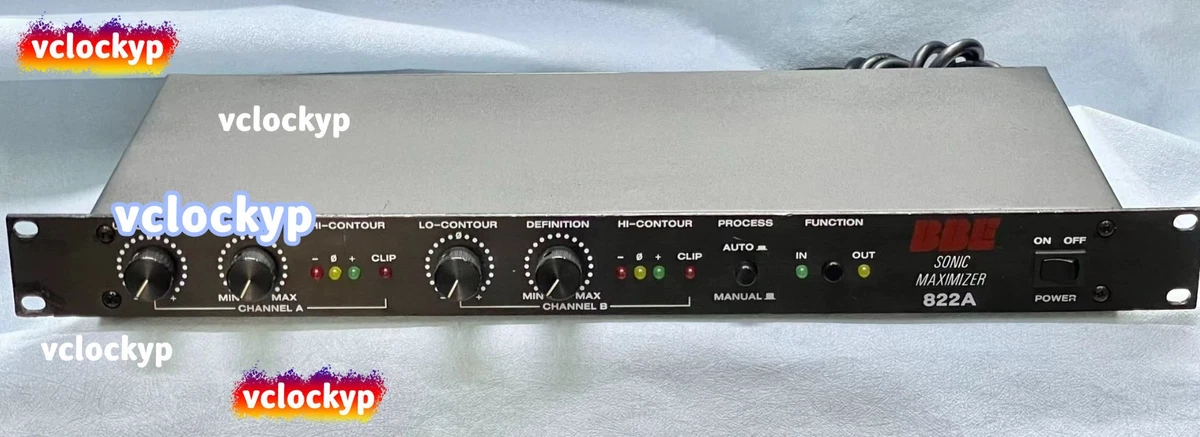 SONIC MAXIMIZER 822 ジャンク Preços baixos em Processadores de sinal BBE e Efeitos de Rack | eBay