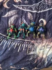 Vintage 1990/91 TMNT Ninja Turtles Storage Shell 4 Figures Lot Accessories RARE
