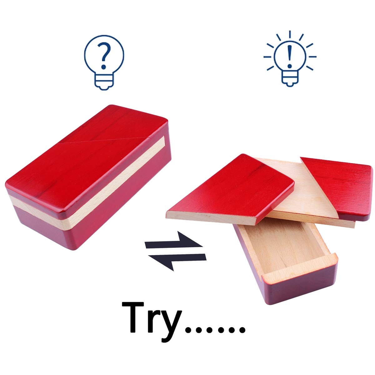 DC BEAUTIFUL Impossible Box Puzzle Master Secret Opening Box