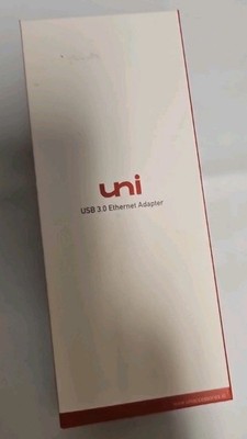 uni USB 3.0 to Ethernet Adapter RJ45 Gigabit LAN Network Adapter Windows Mac...