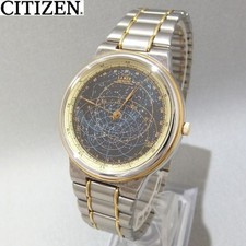 CITIZEN CLUB LA MER COSMOSIGN Noli Metuere 4390-432291 Two-Tone Quartz Good