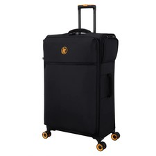 it Luggage Simultaneous 8 Wheel Large 79cm Suitcase TSA Lock Black