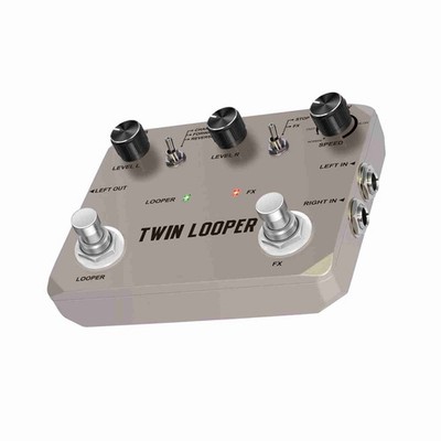Guitar Looper Pedal With 2 Footswitch 11 Playback Types 10-Minute Recording