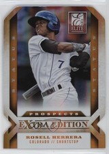 2013 Panini Elite Extra Edition Status Orange Die-Cut 4/10 Rosell Herrera 0wn0
