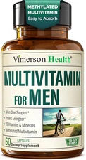 Multivitamin for Men – Methylated Mens Multivitamins & Multiminerals Capsules wi