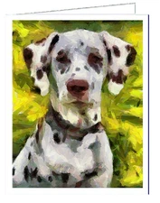 Dalmatian Fine Art Notecards - Set of Six