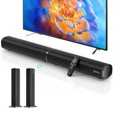 VEATOOL 2.2ch Sound Bar, 100W Bluetooth 5.0 Sound Bars for Smart TV