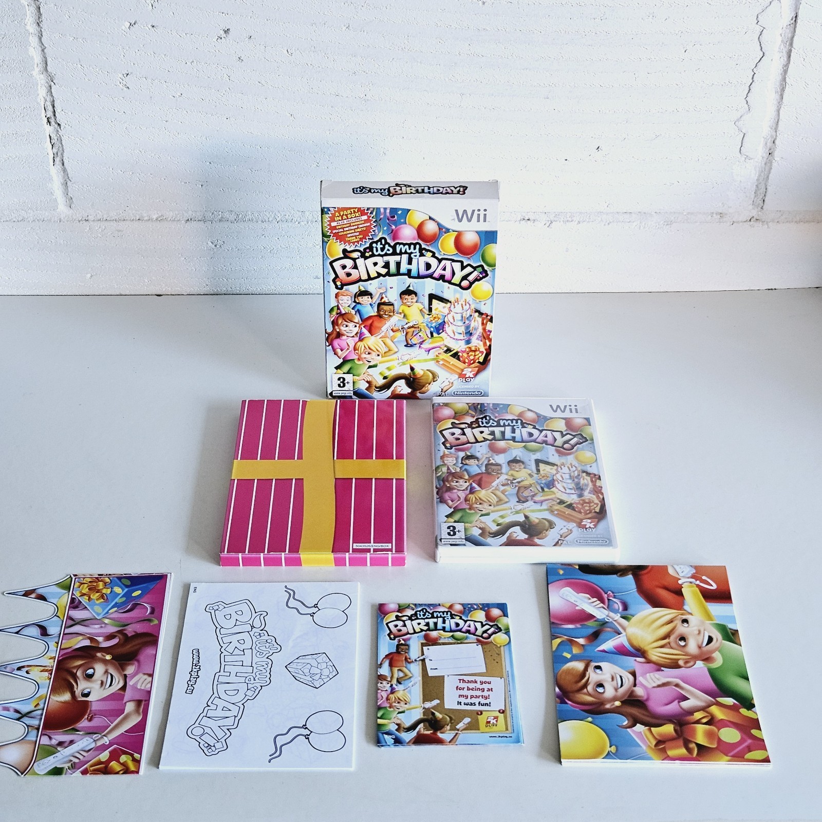 It's My Birthday (Nintendo Wii) Party Box - Complete With Manual And Accessories