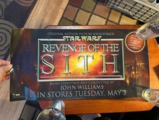 Star Wars Revenge of The Sith Soundtrack Promo Poster John Williams 12x24 Rare