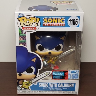 Funko POP! Sonic with Caliburn #1106 2025 Fall Convention Limited Edition 