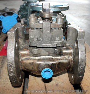 USED 150FPV Flanged Plug Valve 1-1/2" 087 067 18781 HA438 FREE SHIPPING