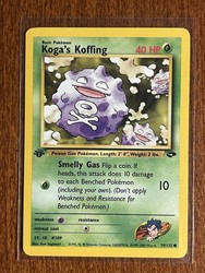 Koga's Koffing 79/132 Gym Challenge 1st Edition Common