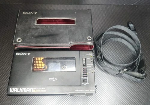 Sony Walkman Professional WM-D6C With Belt, Case, Working