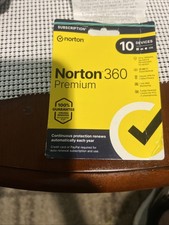 Norton 360 Premium 10 Devices - VPN Antivirus Cloud 1 year Free Shipping