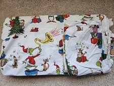 Pottery Barn Kids Dr. Seuss the Grinch Max Organic Full Sheet