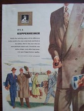 1948 Kuppenheimer Mens Fashion Advertisement