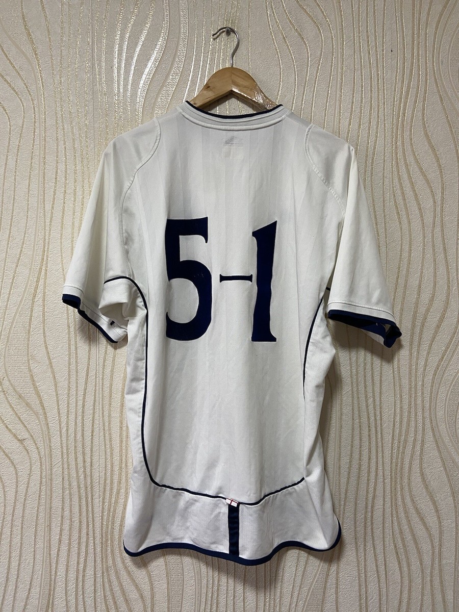 ENGLAND 2002 HOME FOOTBALL SHIRT SOCCER JERSEY UMBRO sz XL MEN