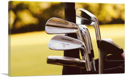 ARTCANVAS Golf Clubs in Bag Canvas Art Print - Image 1 of 4