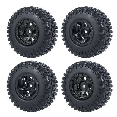 Llanta Beadlock 4 piezas 1.0" SCX24 y neumáticos de goma para terreno de barro extremo para 1/24 RC - Imagen 109 de 113