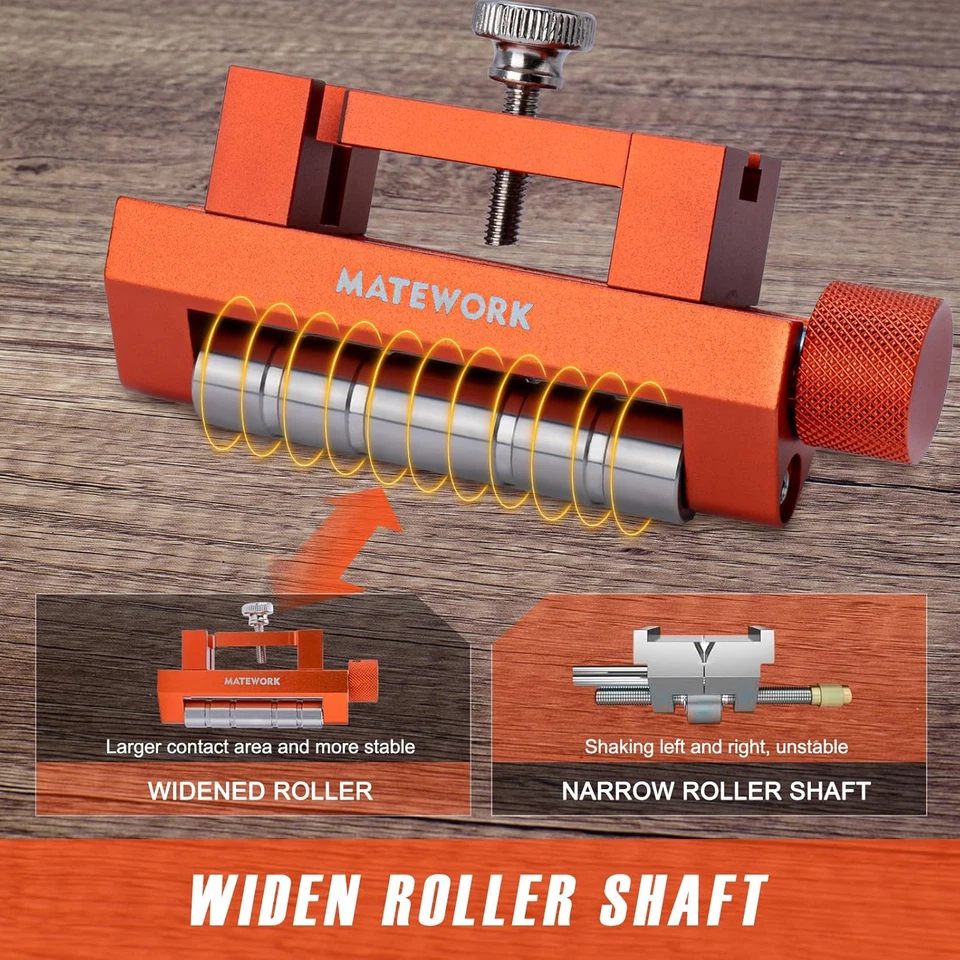 Kit de afilado de cincel con piedra de afilar de diamante, herramienta guía de afilado, afilado Foto 3 de 4