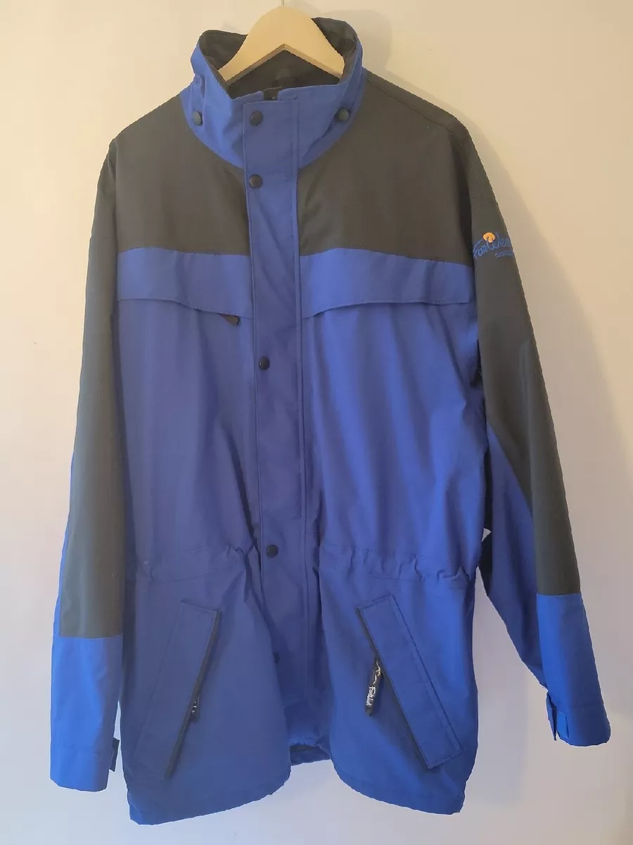 Vintage 90s Far West Goretex Blue Hiking Shell Rain Jacket Gorpcore Mens  Size XL | eBay