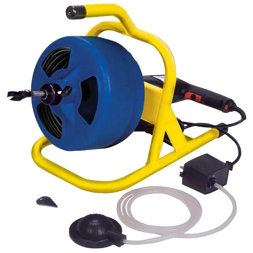 50 ft. Cable Drum Machine Plumbing Snake Auger Drain Opener Sink