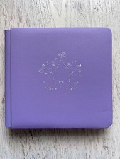 Creative Memories 7"x7" Flex-Hinge Album Lavender w/Silver Star 2008 Unused READ