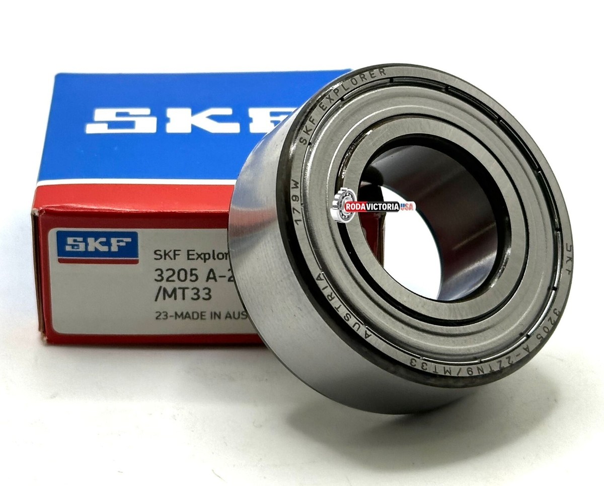 SKF 3205 A ZZ TN9/MT33 ANGULAR CONTACT VBALL BEARING METAL