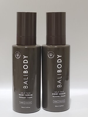 ( LOT OF 2 ) BALIBODY   SELF TAN   BODY SERUM / TINTED And HYDRATING  5.07 fl oz