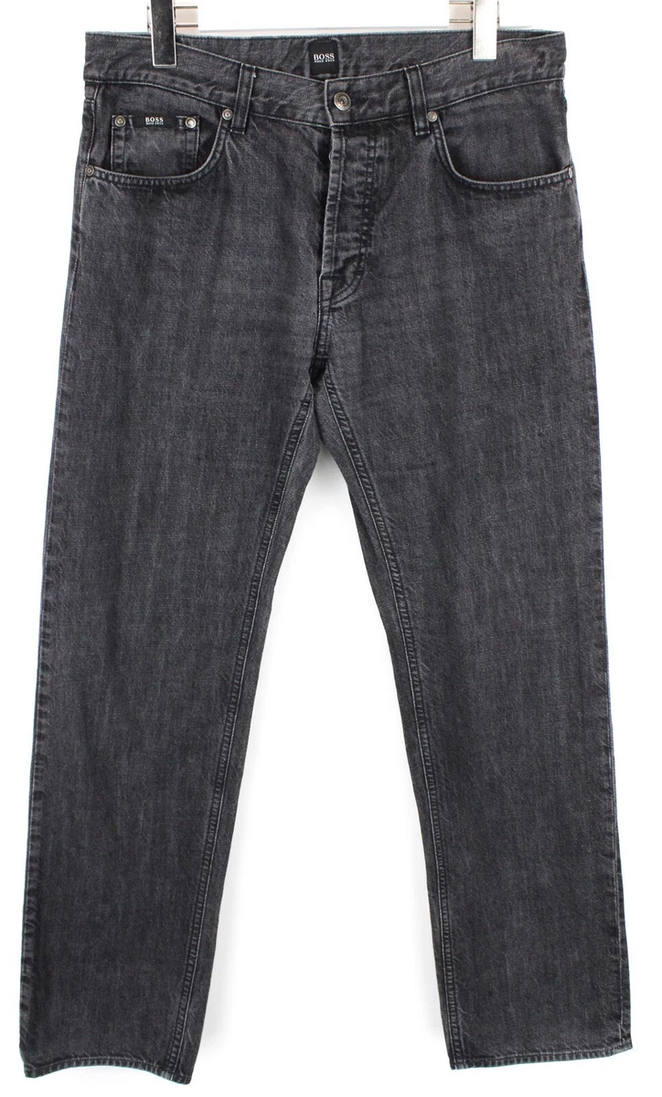 Pantalon Jean Hugo Boss Homme – Taille 42 – Gris Clair – Coupe Regular Droite