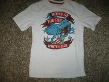 T Rex USA Patriotic Shirt Youth Medium 8 Kids Tyrannosaurus Rex Boys ShortSleeve