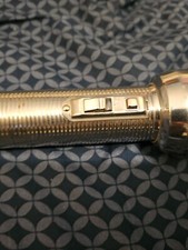 Ray-O-Vac Metal Flashlight D-Cell Tested Good Shape Missing ring on back.